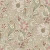 Обои Grandeco Perfect Harmony PH 3110 Винил на флизелине (0,53*10,05) Коричневый/Розовый/Зеленый, Цветы/Листья