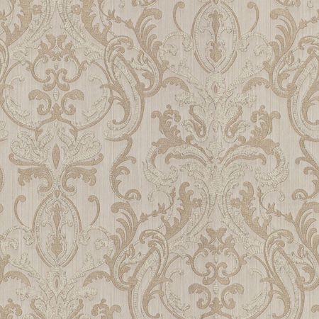 Обои Fipar Grand Classic R 28023 Винил на флизелине (1,06*10,05) Бежевый/Коричневый, Дамаск
