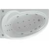 Акриловая ванна Aquatek Бетта 170x97 L BET170-0000010 с гидромассажем с фронтальной панелью с каркасом (разборный) со слив-переливом