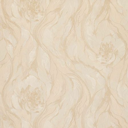 Обои Fipar Gold R 23619 Винил на флизелине (1,06*10,05) Бежевый/Золото, Мрамор/Цветы
