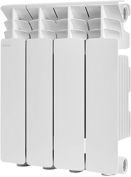 Алюминиевый радиатор STOUT GAMMA 350 4 секции (SRA-3310-035004)