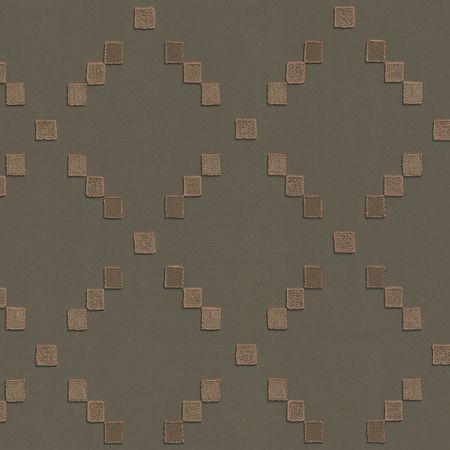Обои Emiliana Parati Chromatic 45137 Винил на флизелине (0,70*10,05) Коричневый/Бронзовый, Геометрия/Ромб