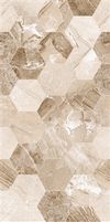 Керамическая плитка Eurotile (Rus) Istambul Beige Decor Matt 5 IT 0154 M настенная  25х50 см