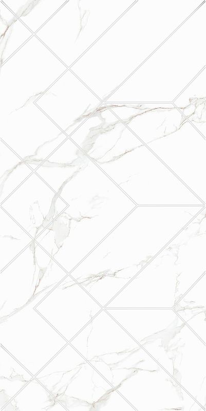 Керамическая плитка Eurotile (Rus) Amuletto White Decor 5 AM 0105 M настенная 25х50 см