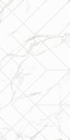 Керамическая плитка Eurotile (Rus) Amuletto White Decor 5 AM 0105 M настенная  25х50 см