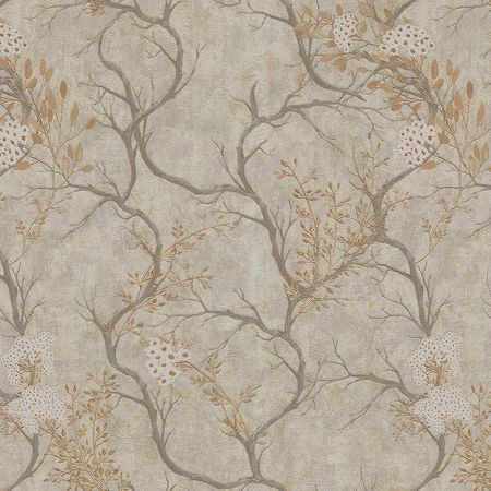 Обои Emiliana Parati Zen 72958 Винил на флизелине (1,06*10,05) Коричневый, Деревья