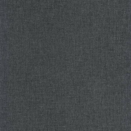 Обои Caselio Linen Edition 103229610 Винил на флизелине (0,53*10,05) Черный, Однотонные/Рогожка