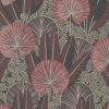 Обои Grandeco Asperia A 54702 Винил на флизелине (0,53*10,05) Красный/Бежевый/Черный, Листья