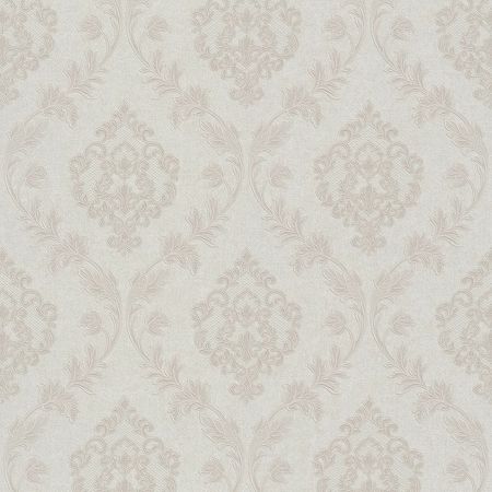 Обои Grandeco Avrora A66812 Винил на флизелине (1,06*10,05) Бежевый, Дамаск
