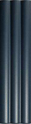 Керамическая плитка DNA Tiles Match Curved Midnight Blue Matt 130860 настенная 6,25х25 см
