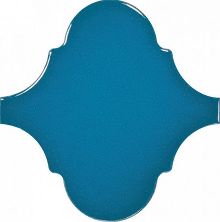 Керамическая плитка Equipe Scale Alhambra Electric Blue 23845 настенная 12х12 см