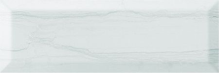 Керамическая плитка Monopole Ceramica Laguna Blanco Brillo Bisel настенная 10х30 см