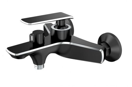 Смеситель для ванны Haiba HB60548-7 черный/хром