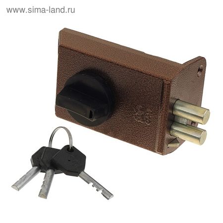 Замок накладной ПРОСАМ ЗНД-1 А/Д (88300), полимерное покрытие