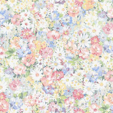Обои Grandeco Spring R149137 Винил на флизелине (1,06*10,05) Разноцветный, Цветы
