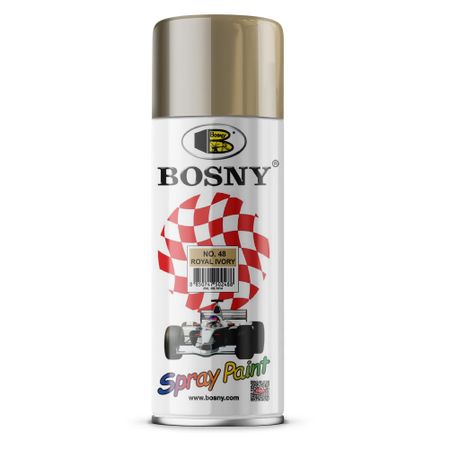 Краска Bosny слоновая кость ral 1000 520 мл