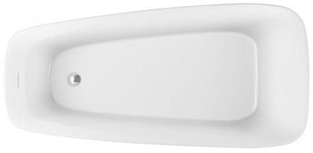 Акриловая ванна Aquanet Family Trend 90778-MW-MB 293087 170х78 белый матовый/черный матовый