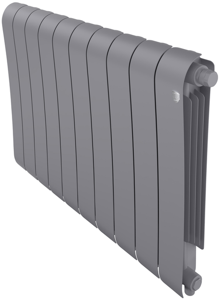 Биметаллический радиатор Royal Thermo Infinity 500 Silver Satin VR80 - 10 секц.