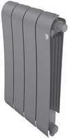 Биметаллический радиатор Royal Thermo Infinity 500 Silver Satin VR80 - 4 секц.