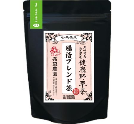 Hotei Farm Intestine Blend Изготовлено без добавок. Чай из черного тутового дерева с иерусалимским коричневым дубом и голубем. 30 упаковок, Япония, (Ароматизаторы, Консерванты,