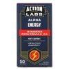 Action Labs, Alpha Energy, Ginseng Powermax 4x, поддержка для мужчин, 50 растительных капсул