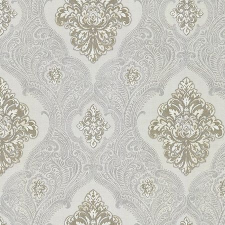 Обои Decori-Decori Mirabilia 83416 Винил на флизелине (1,06*10,05) Бежевый, Дамаск