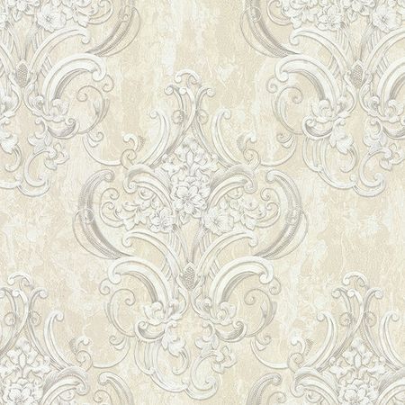 Обои Decori-Decori Mirabilia 83429 Винил на флизелине (1,06*10,05) Бежевый, Дамаск