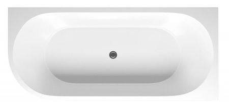 Акриловая ванна Aquanet Family Elegant B 3806-N-GW-MB 293078 180х80 белый/черный матовый