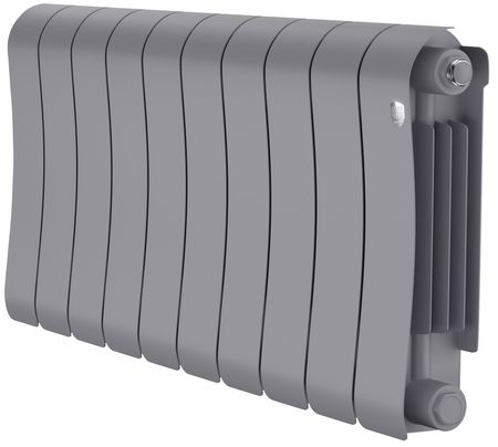 Биметаллический радиатор Royal Thermo Infinity 300 Silver Satin - 10 секц.