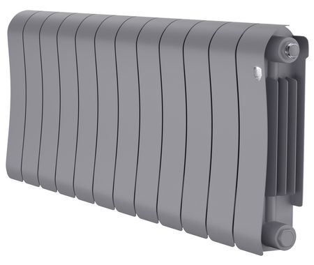 Биметаллический радиатор Royal Thermo Infinity 300 Silver Satin - 12 секц.