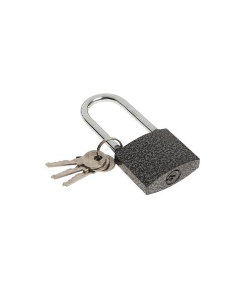 Замок навесной lockland, с влагозащитной длинной дужкой, 50 мм