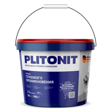 грунт PLITONIT Грунт Глубокого проникновения 10л, арт. Н010886