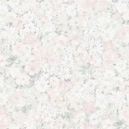 Обои Grandeco Spring R149107 Винил на флизелине (1,06*10,05) Бежевый/Серый, Цветы