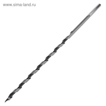 Сверло по дереву шнековое ТУНДРА, шестигранный хвостовик, 6×230 мм