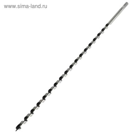 Сверло по дереву шнековое ТУНДРА, шестигранный хвостовик, 10×460 мм