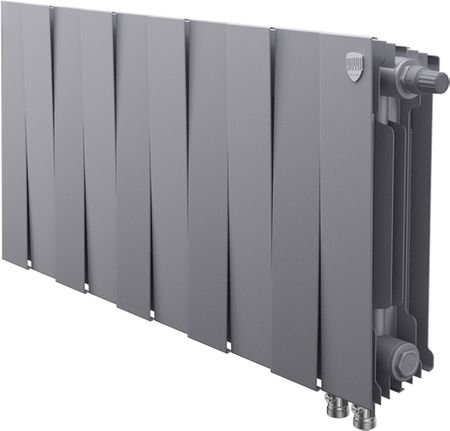 Биметаллический радиатор Royal Thermo PianoForte 300 /Silver Satin - 10 секц. VDR