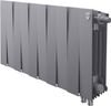 Биметаллический радиатор Royal Thermo PianoForte 300 /Silver Satin - 10 секц. VDR