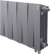 Биметаллический радиатор Royal Thermo PianoForte 300 /Silver Satin - 8 секц. VDR