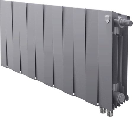 Биметаллический радиатор Royal Thermo PianoForte 300 /Silver Satin - 12 секц. VDR