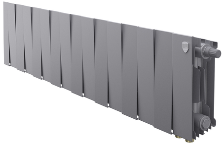 Биметаллический радиатор Royal Thermo PianoForte 200 /Silver Satin - 16 секц. VDR