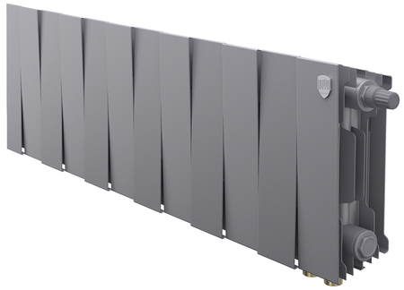 Биметаллический радиатор Royal Thermo PianoForte 200 /Silver Satin - 12 секц. VDR