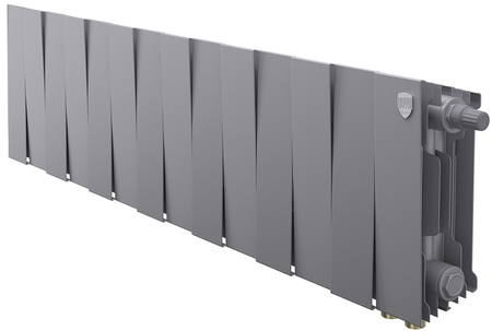 Биметаллический радиатор Royal Thermo PianoForte 200 /Silver Satin - 14 секц. VDR