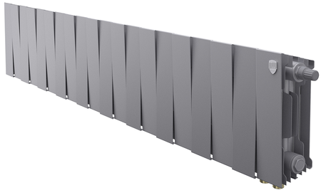 Биметаллический радиатор Royal Thermo PianoForte 200 /Silver Satin - 20 секц. VDR