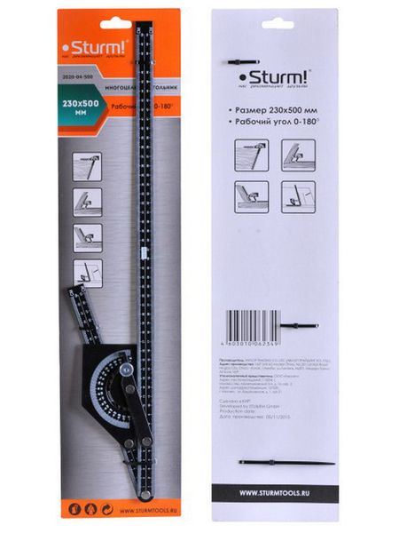Угольник Sturm! 2020-04-500 Угольник Sturm! 2020-04-500