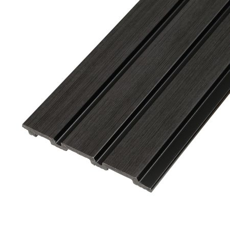 Стеновые панели Grace 3D RAIL, вспененный полистирол, 2700×120×10 мм, цвет венге