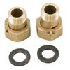 сгон для счетчика DN15 3/4" ВР х 1/2" НР с обратным клапаном 2шт