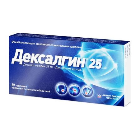 Дексалгин 25 Таб.п.п.о.25Мг №10