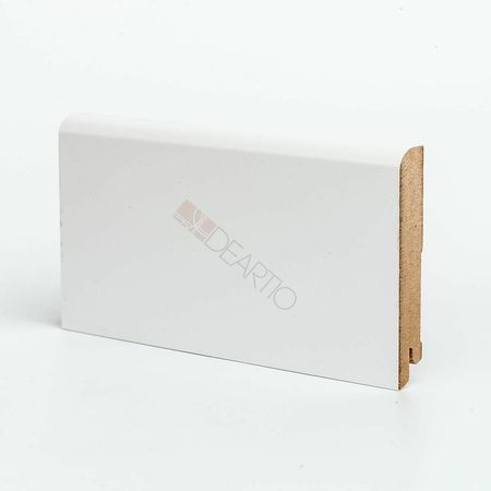 Плинтуса Deartio Премиум U 102-100 Белый МДФ  2050х100х16 мм