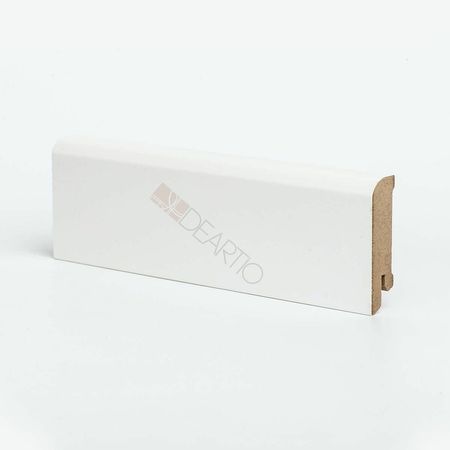 Плинтуса Deartio Премиум U 102-60 Белый МДФ 2050х60х16 мм