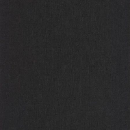 Обои Caselio Linen Edition 68529999 Винил на флизелине (0,53*10,05) Черный, Однотонные/Рогожка